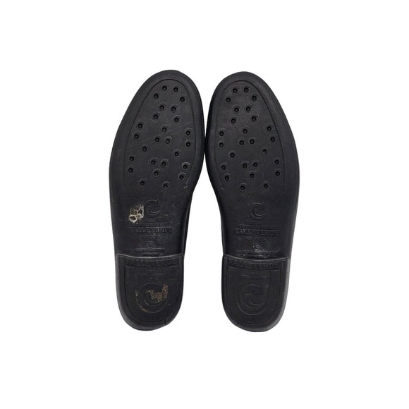Valleverde Aria Condizionata Italian Pebbled Leather Black Slip-on Moccasin main image 6